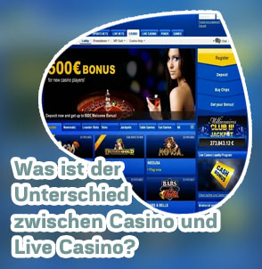 Live casino bonus